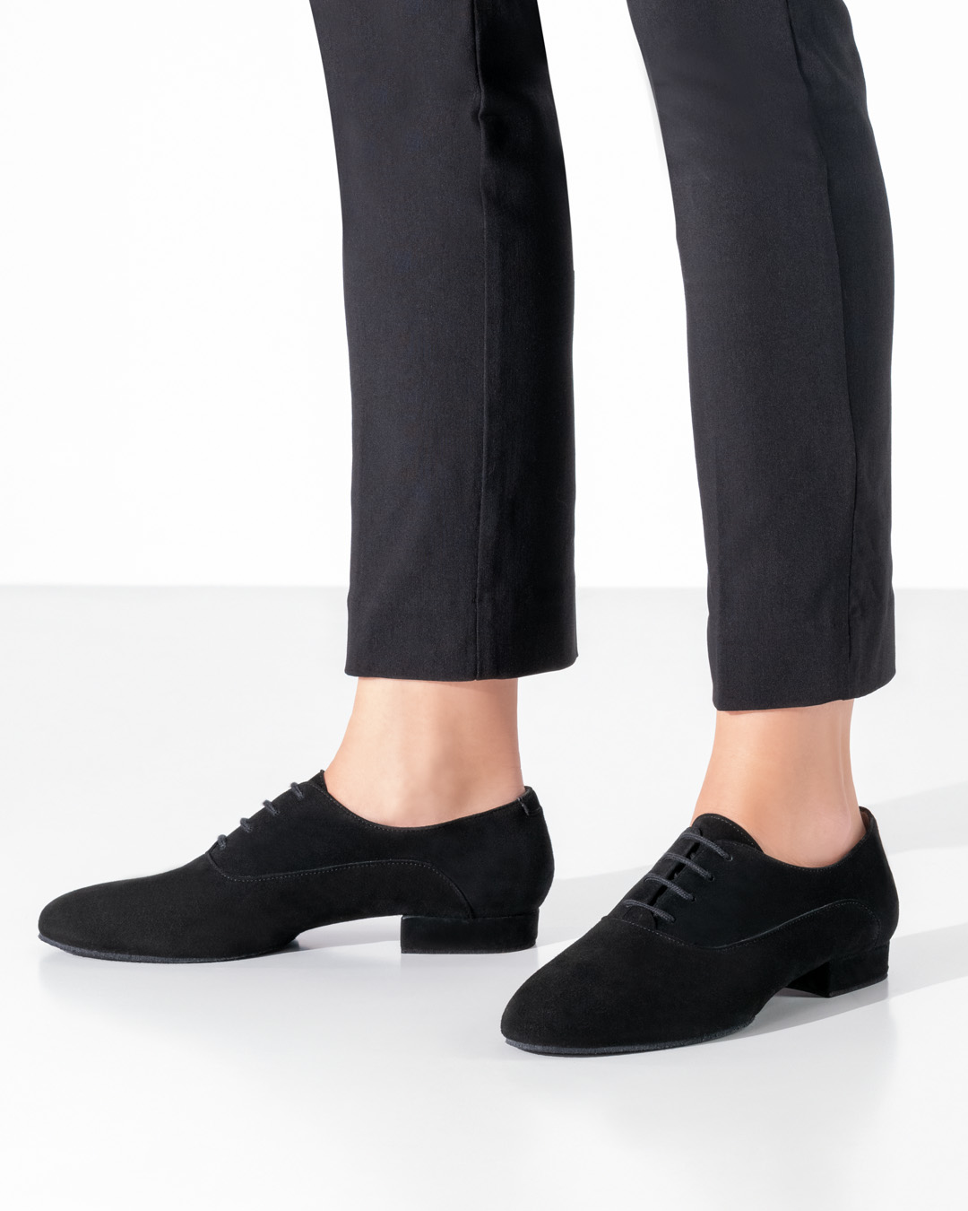 Runa Chaussures de danse d'entraînement à semelle fendue en cuir velours à lacets de Werner Kern