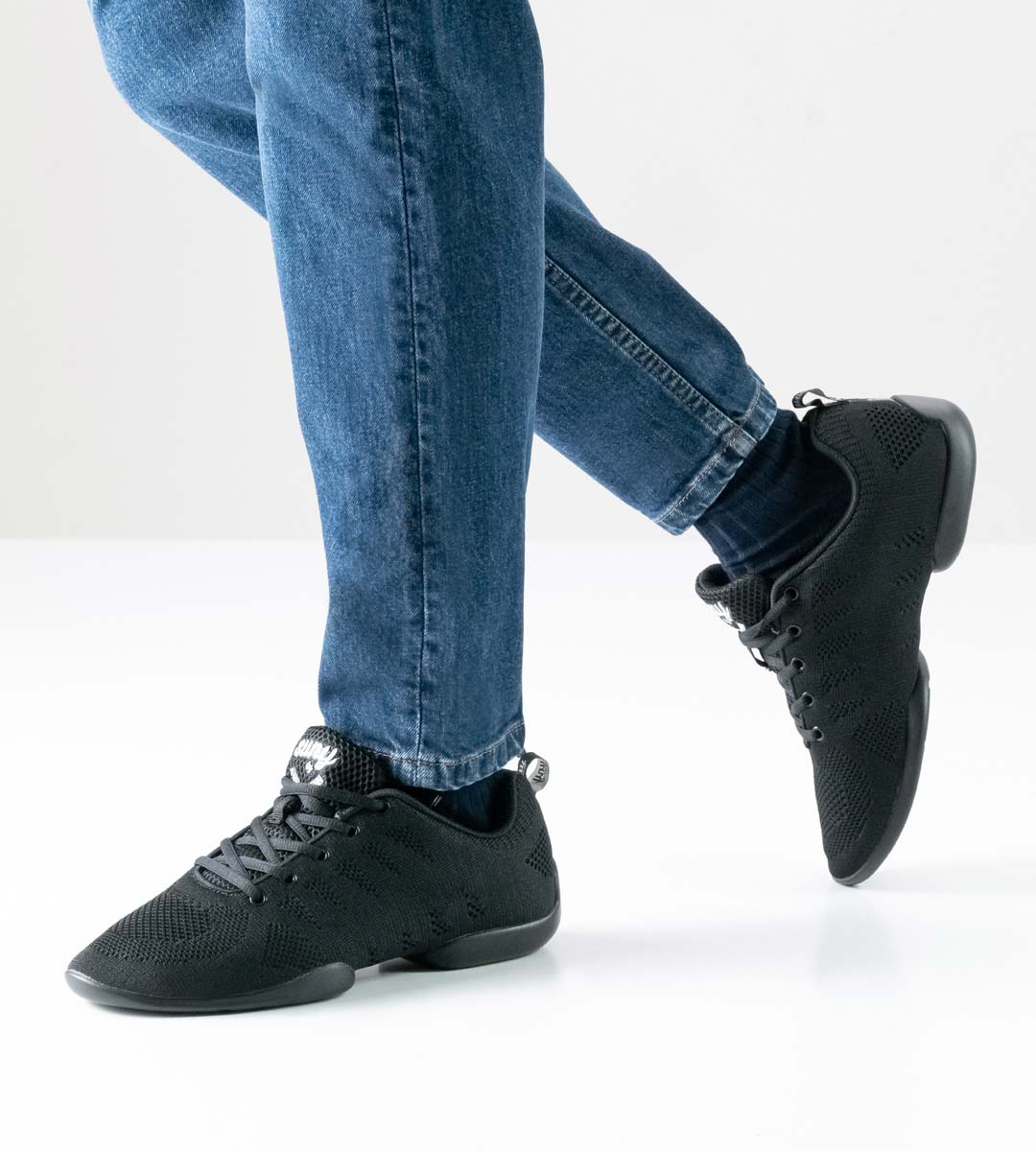 4020 sneaker de danse noir pour hommes de Suny pour la danse en ligne
