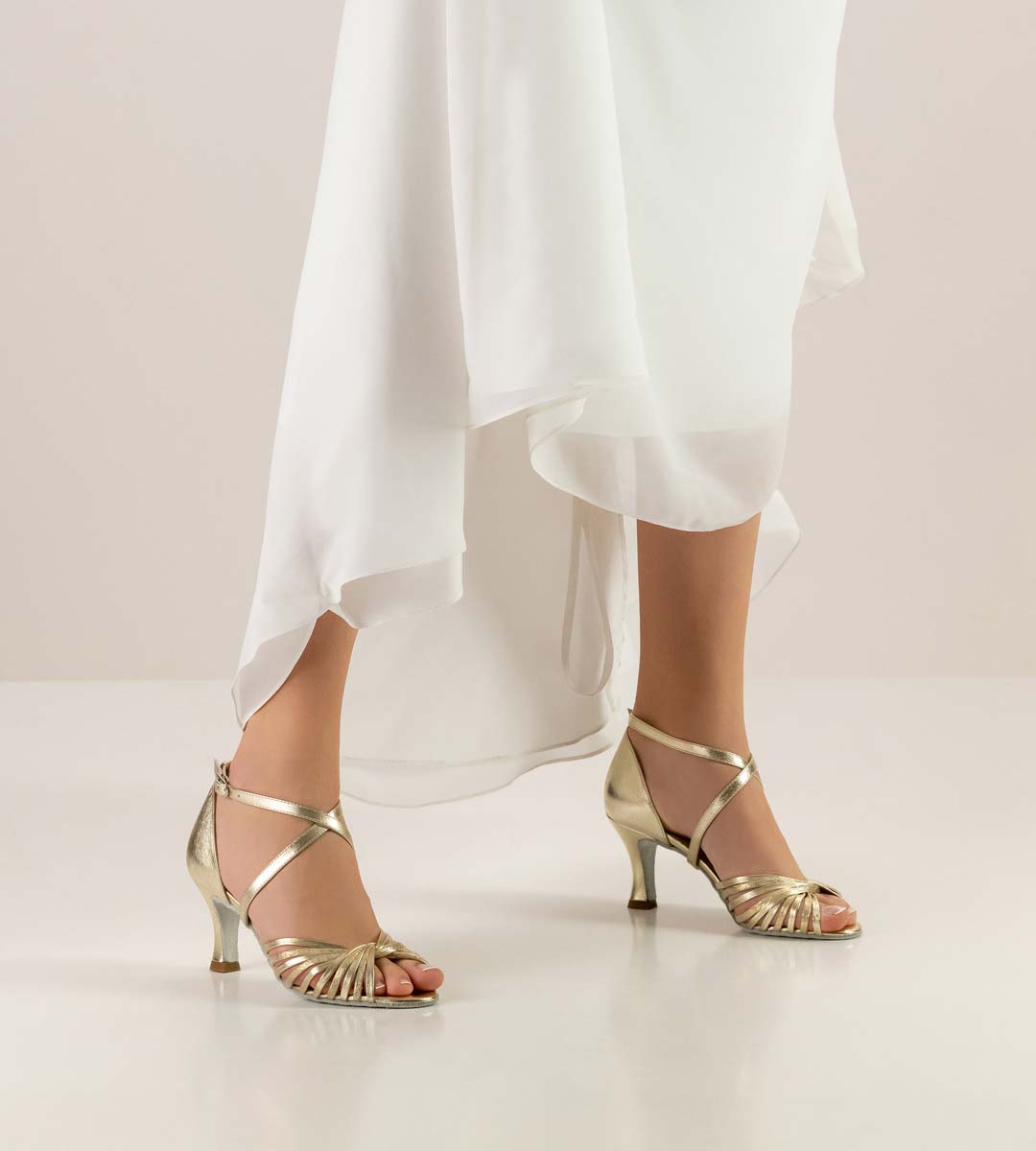 chaussure de danse ouverte Werner kern pour femmes avec lanières