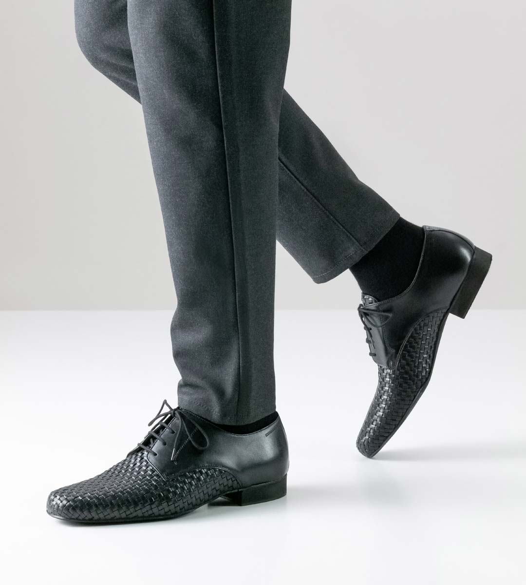 Como Chaussures de danse pour hommes tressées de Werner Kern en noir