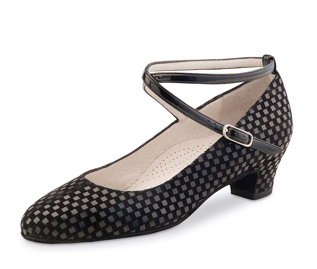 Chaussures de danse fermées pour femmes de Werner Kern avec un talon de 3,4 cm
