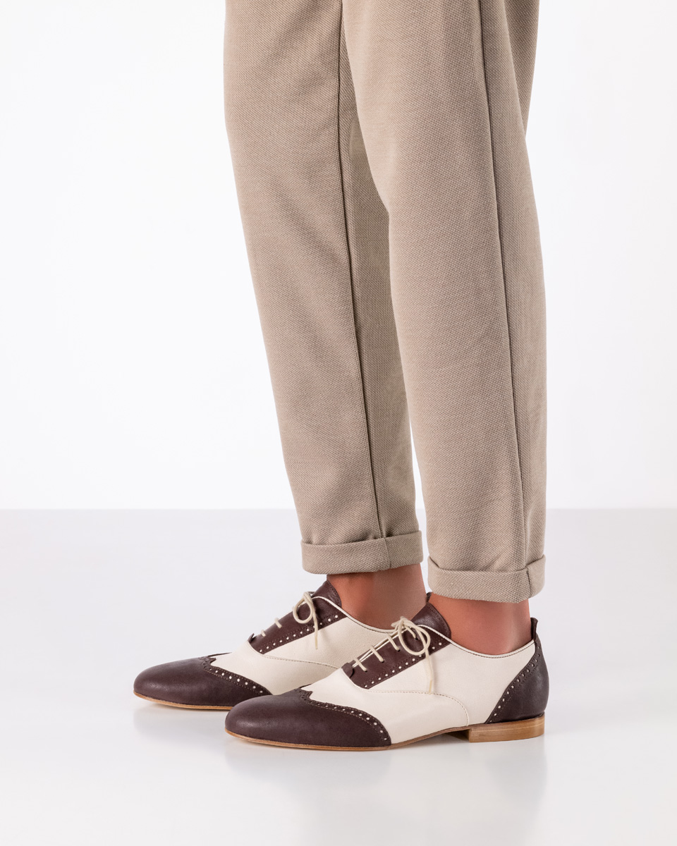 Werner Kern Carrara en beige/bordo, cuir de chèvre tanné de manière durable pour un confort incroyablement doux, extrêmement flexible et confortable avec laçage 4xFast pour une tenue sécurisée, hauteur de talon fantastiquement confortable de 1,5 cm