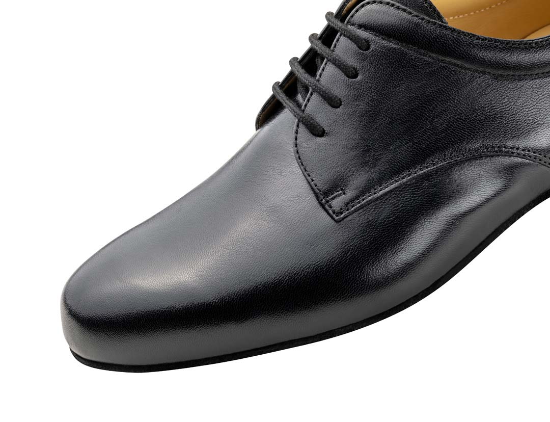 Chaussures de danse pour hommes Catania - Werner Kern en cuir nappa très étroit, forme classique avec laçage réglable à 4 trous, doublure en cuir de veau souple comme un gant pour un confort et