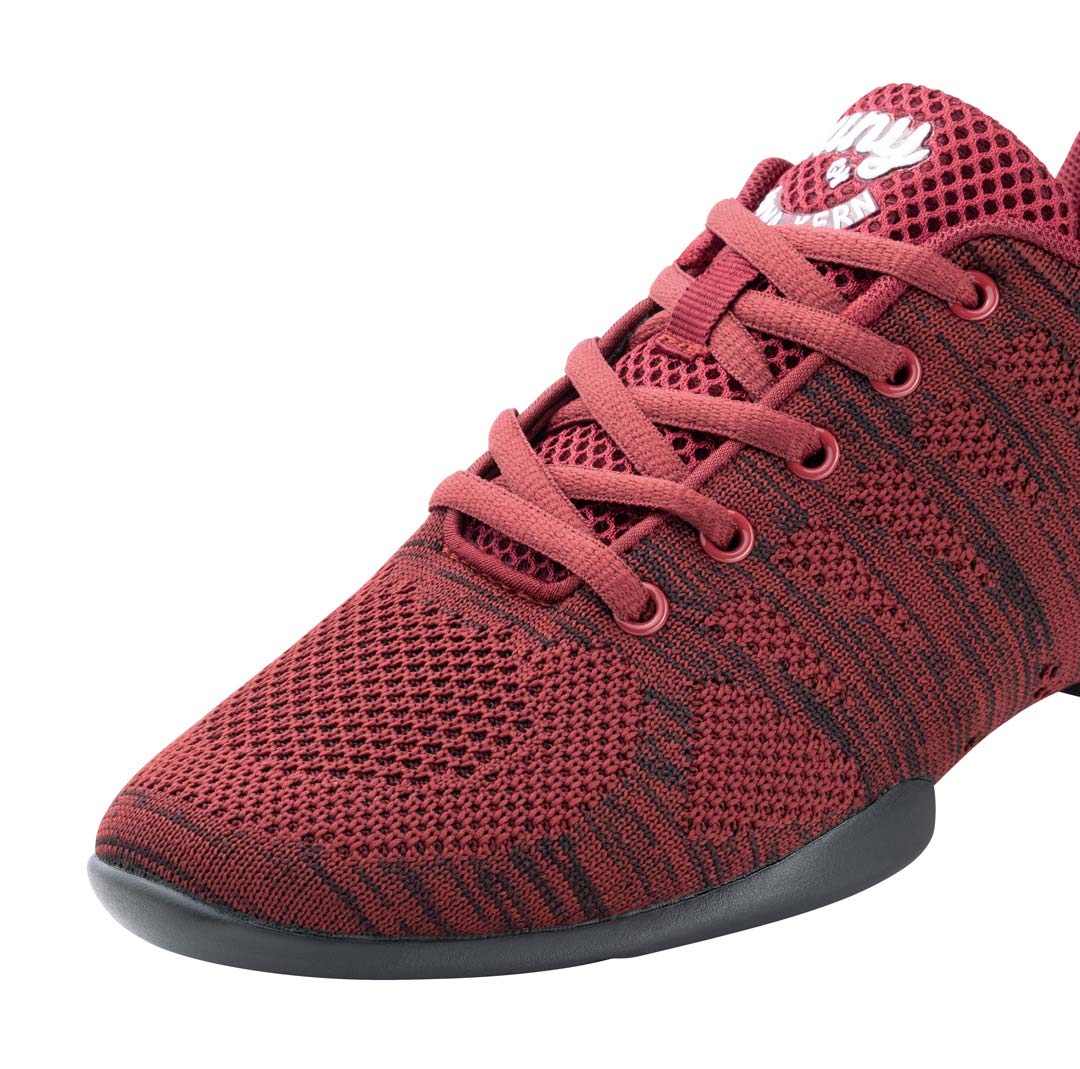 4035 Vue en détail du laçage à 5 trous de la sneaker de danse pour homme de Suny