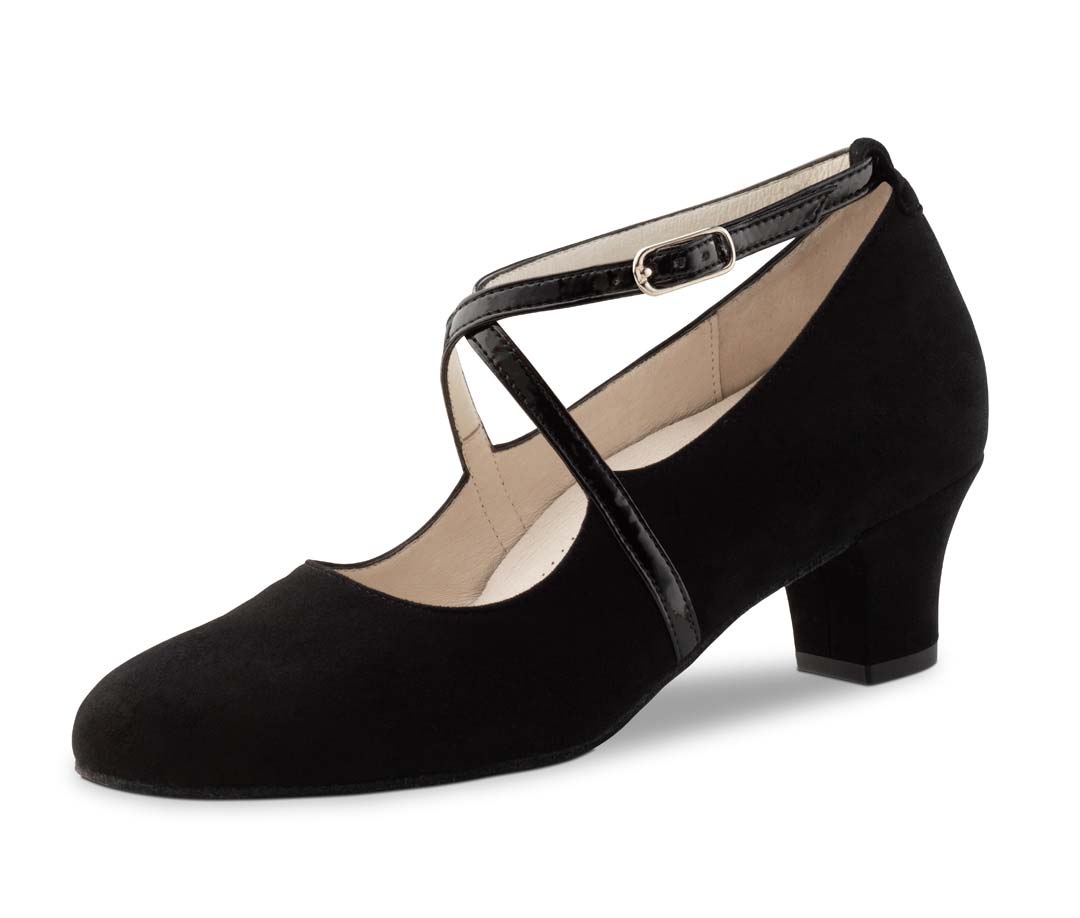 Tabea Chaussures de danse fermées Werner Kern avec bride de cou-de-pied noire