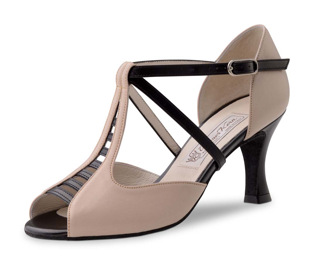 Chaussures de danse Salsa beige de Werner Kern