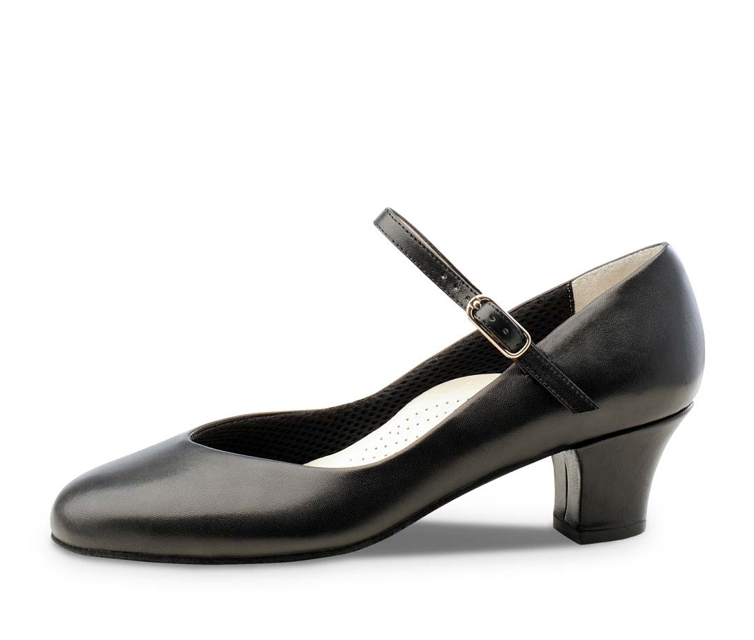 Gina Chaussures de danse fermées pour femmes Werner Kern en nappa noir