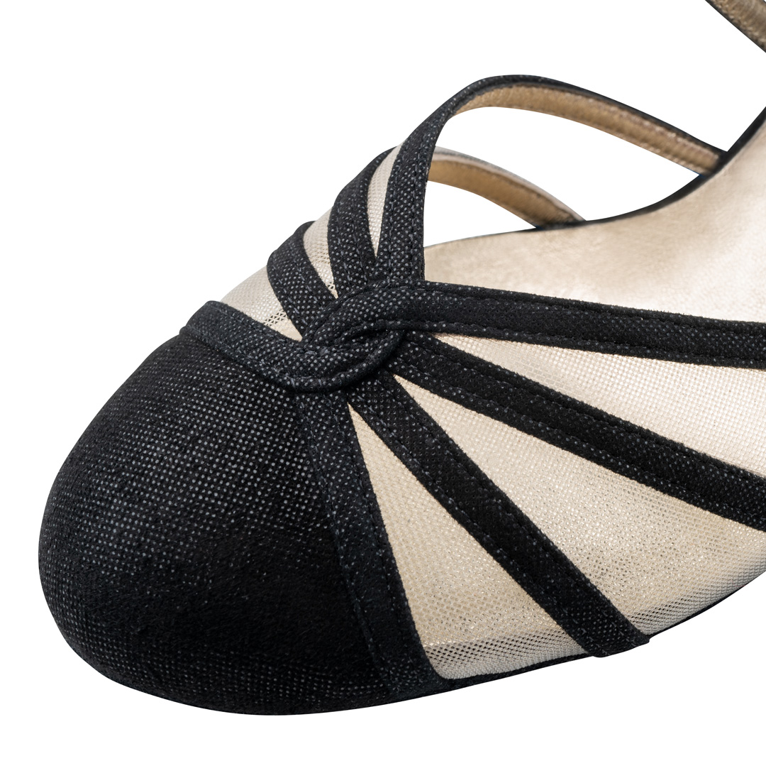 Hauteur de talon confortable de 7 cm et semelle intermédiaire en latex flexible