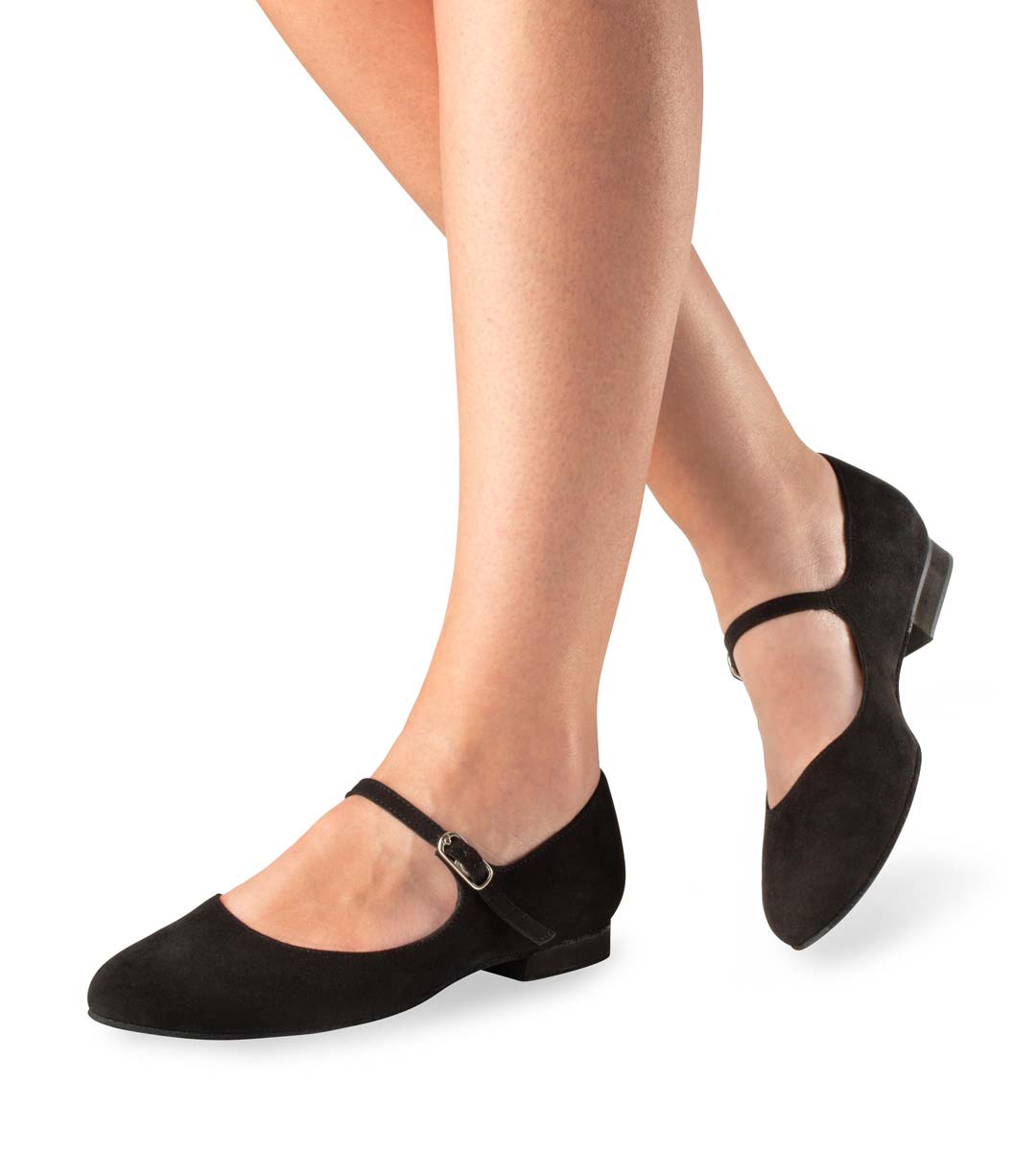 Vega Ballerines de danse avec talon plat au pied