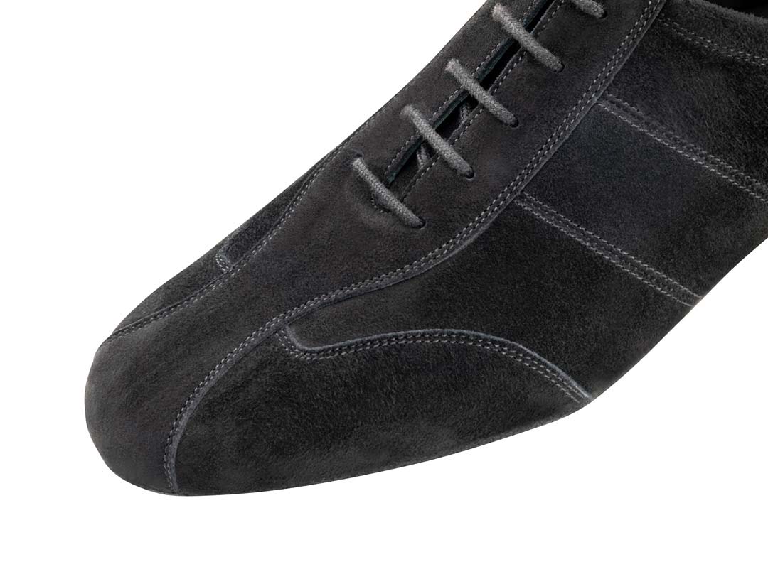 Cuneo Vue de face de la chaussure de danse pour homme Werner Kern en velours noir