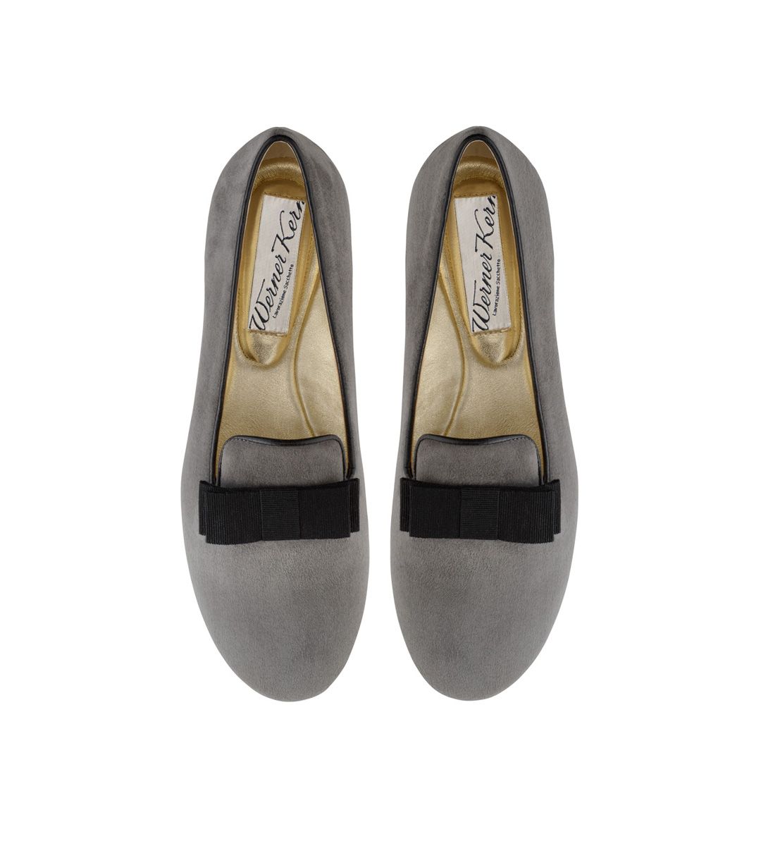 Loafer Lee gris de Werner Kern en daim fin