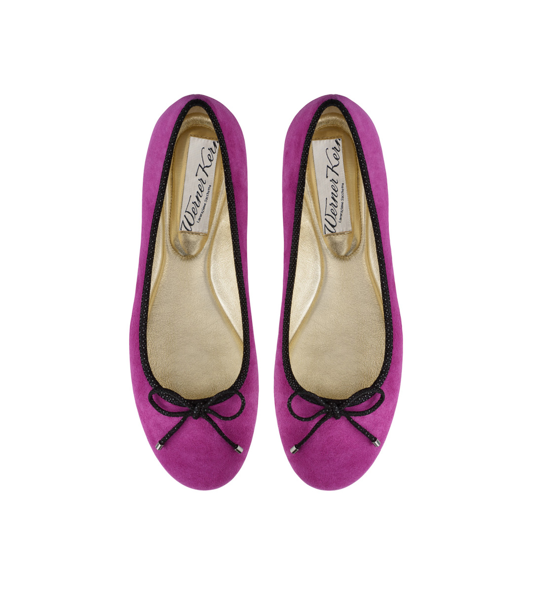 Ballerine en daim doux au toucher, couleur lilas