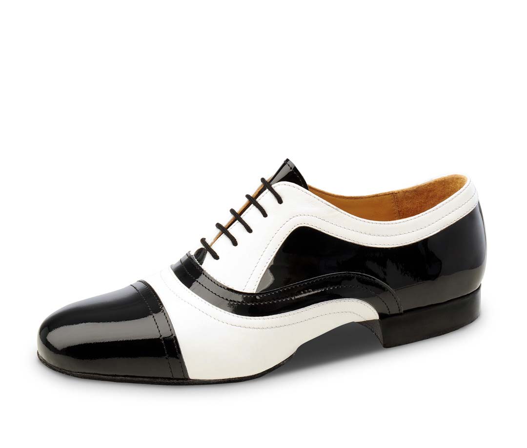 Chaussures de danse pour hommes de Nueva Epoca en cuir et vernis avec semelle divisée