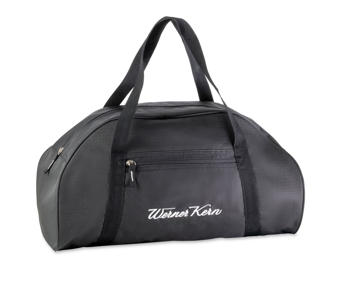 Sac de danse noir avec logo blanc brodé de Werner Kern