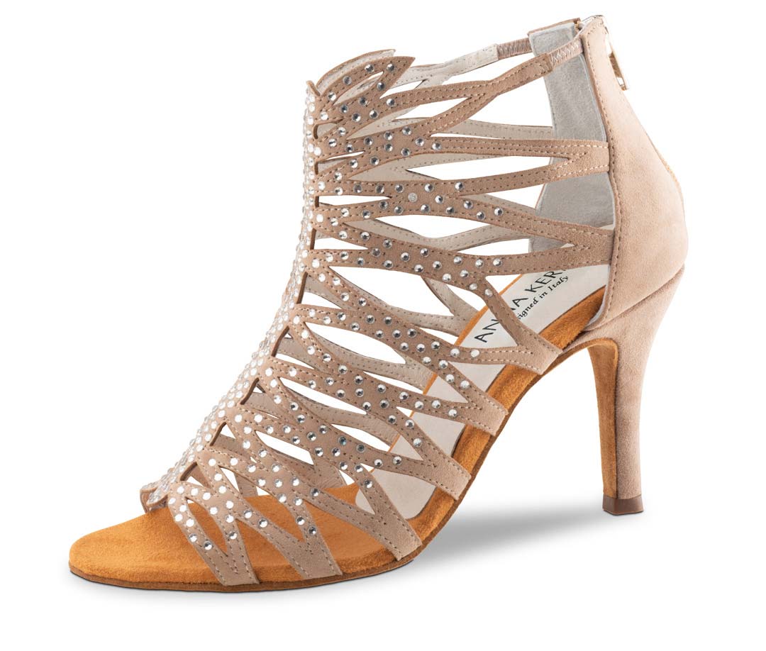 Chaussure de danse Salsa beige pour femmes de Anna Kern