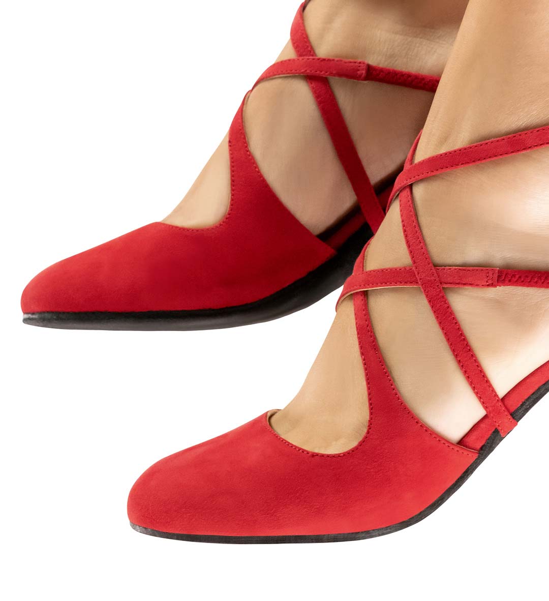 Marissa Vue détaillée de la chaussure de danse Nueva Epoca Tango pour femmes, vue de face.