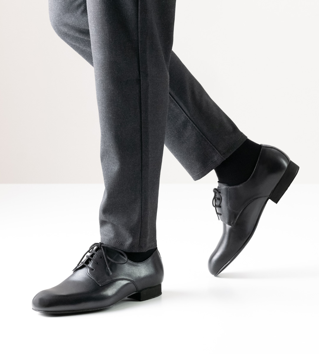Chaussures de danse pour hommes pour pieds larges de Werner Kern avec doublure en cuir