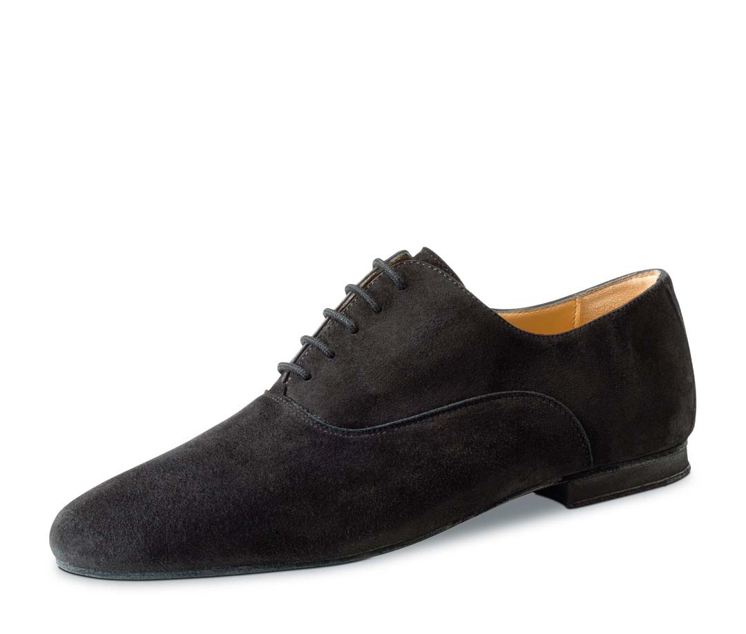 Chaussures de danse pour hommes Oxford de Werner Kern en velours noir