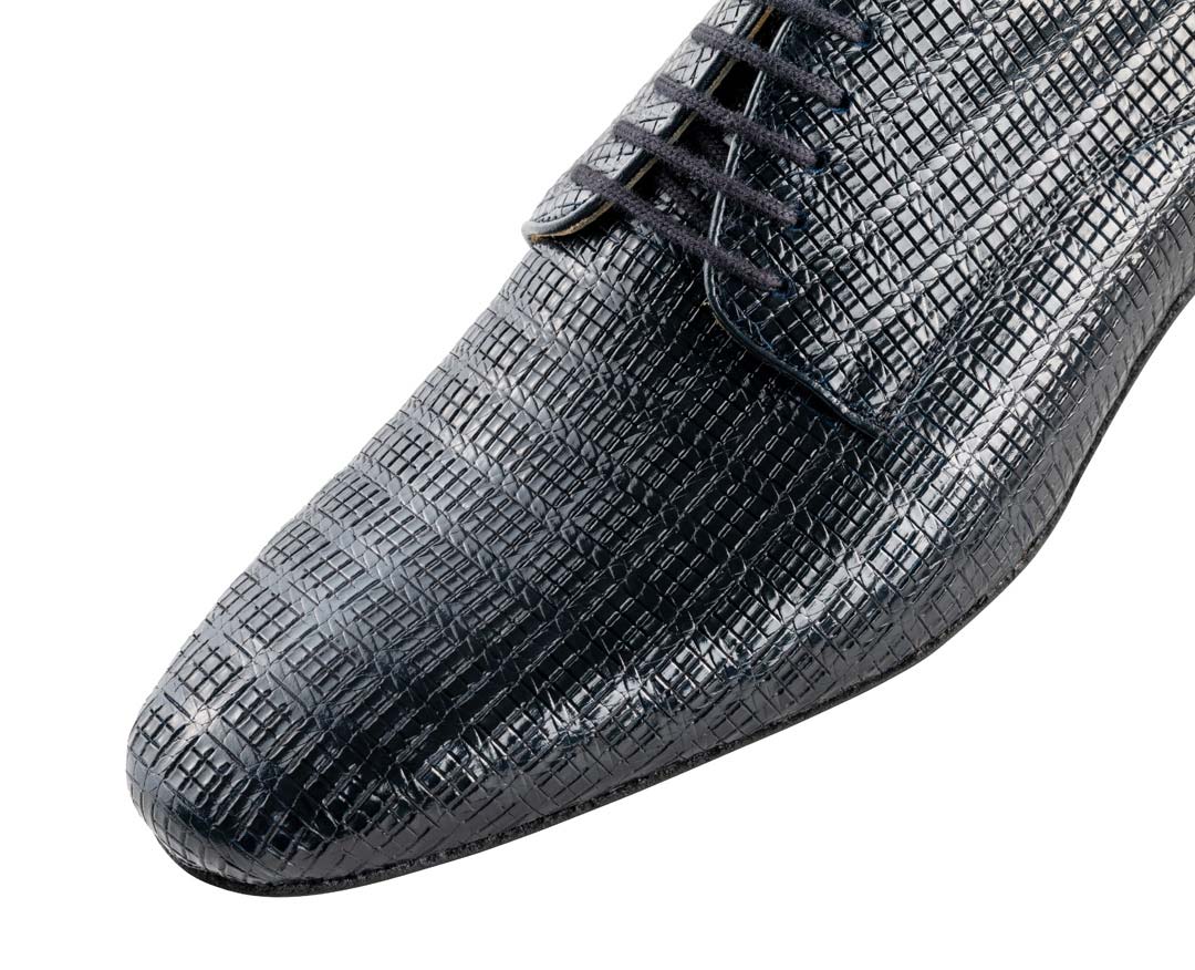 Ravenna Détail du gaufrage du cuir de la chaussure de danse pour hommes Werner Kern