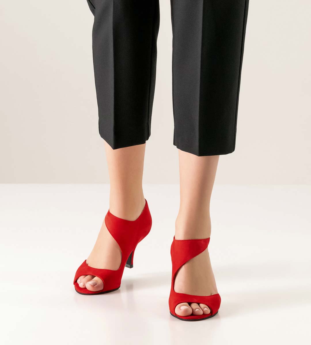 chaussures de danse de tango rouge pour femmes de Nueva Epoca
