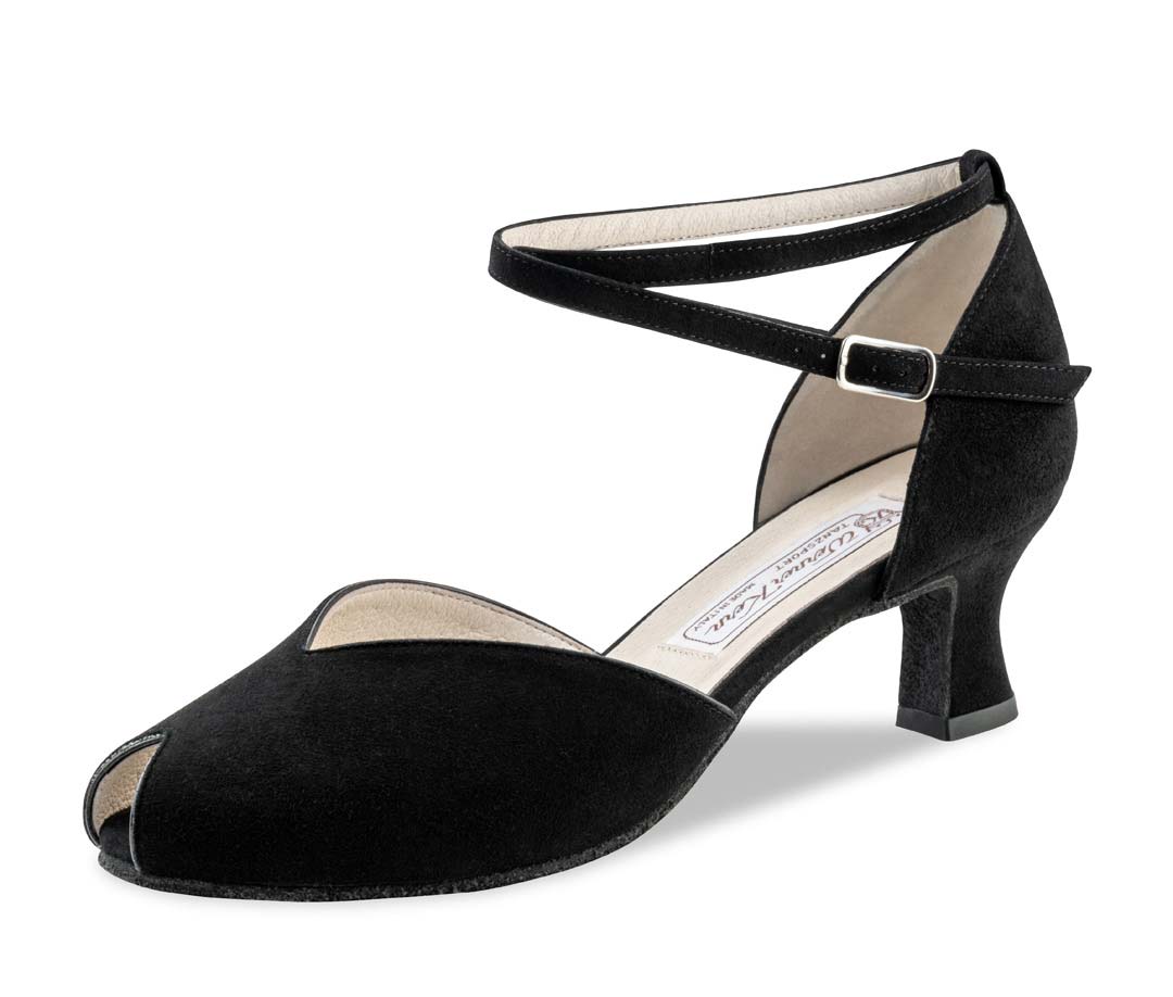Werner Kern chaussures de danse pour femmes noires avec pee-toe