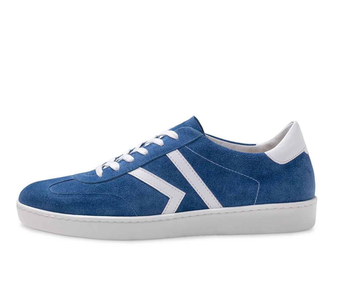 Baskets de danse ultra-légères bleu jean avec semelle blanche polyvalente de Werner Kern