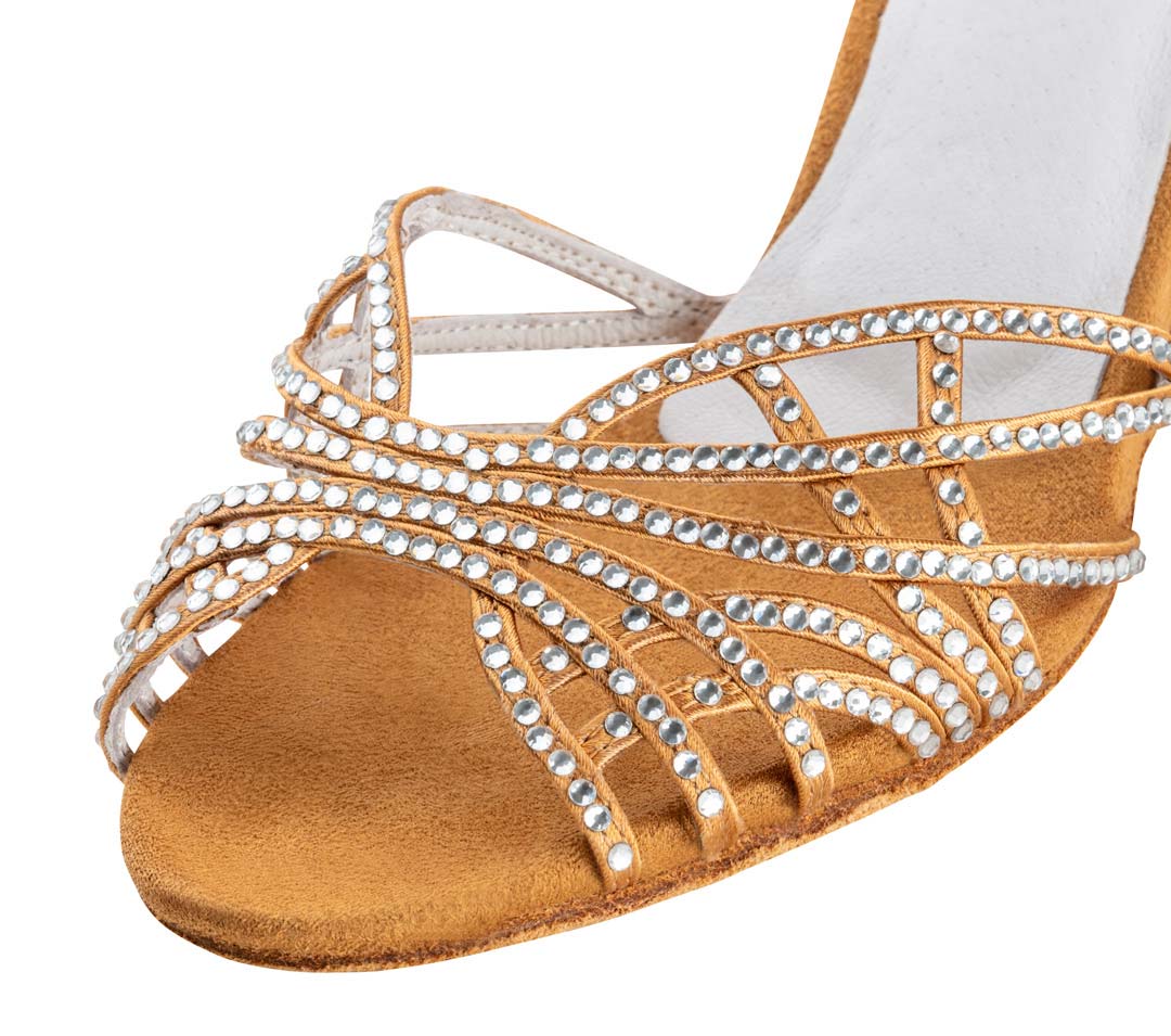 700 Vue détaillée de la partie avant de la chaussure de danse pour femmes Anna Kern Latin.