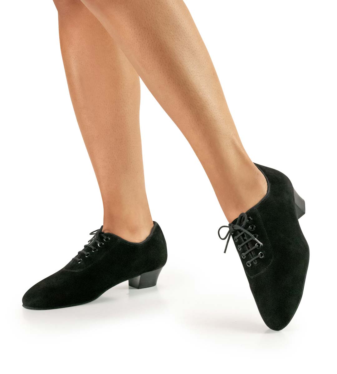 Chaussure de danse pour femmes Anna Kern en velours noir.