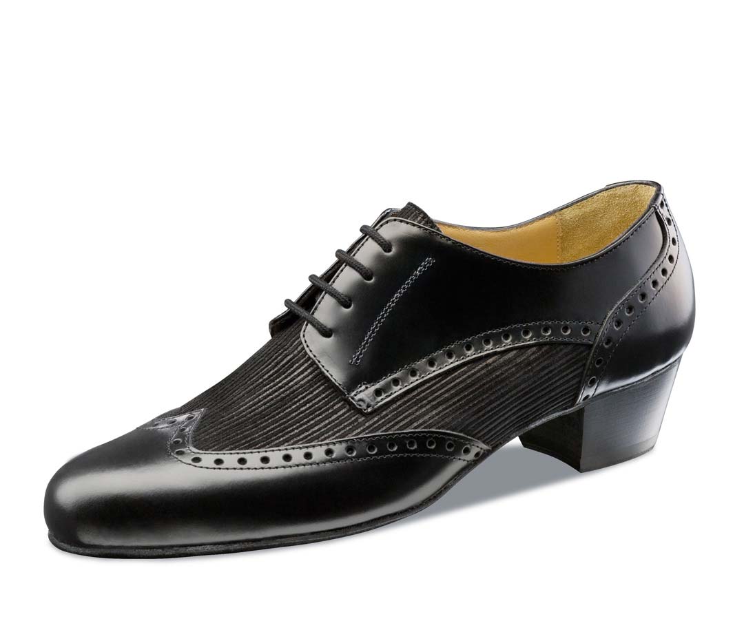 Nueva Epoca Chaussures de danse latine pour hommes avec talon de 4 cm