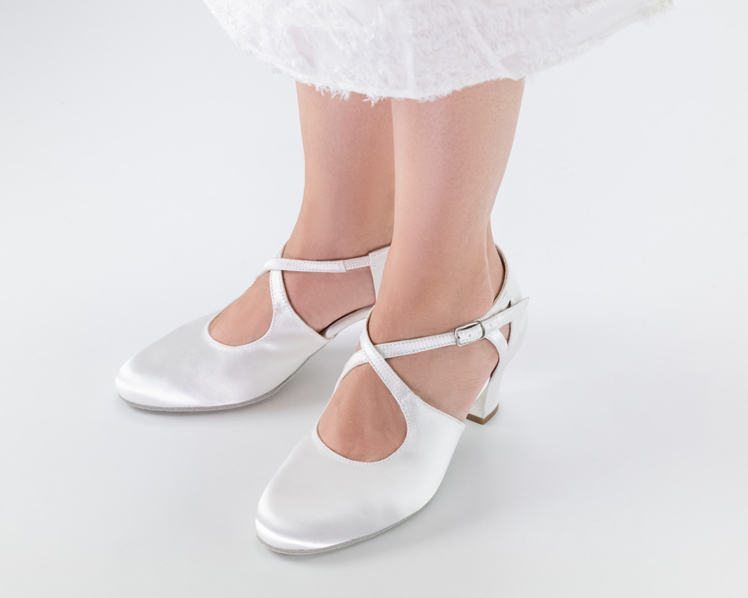 Gala Vue détaillée de face de la chaussure de mariée Werner Kern