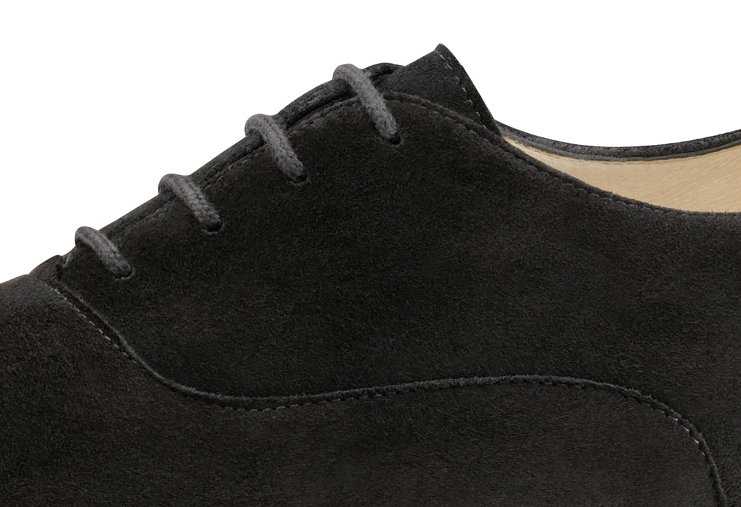 Détails des chaussures de danse pour femmes en cuir velours et à lacets de Werner Kern