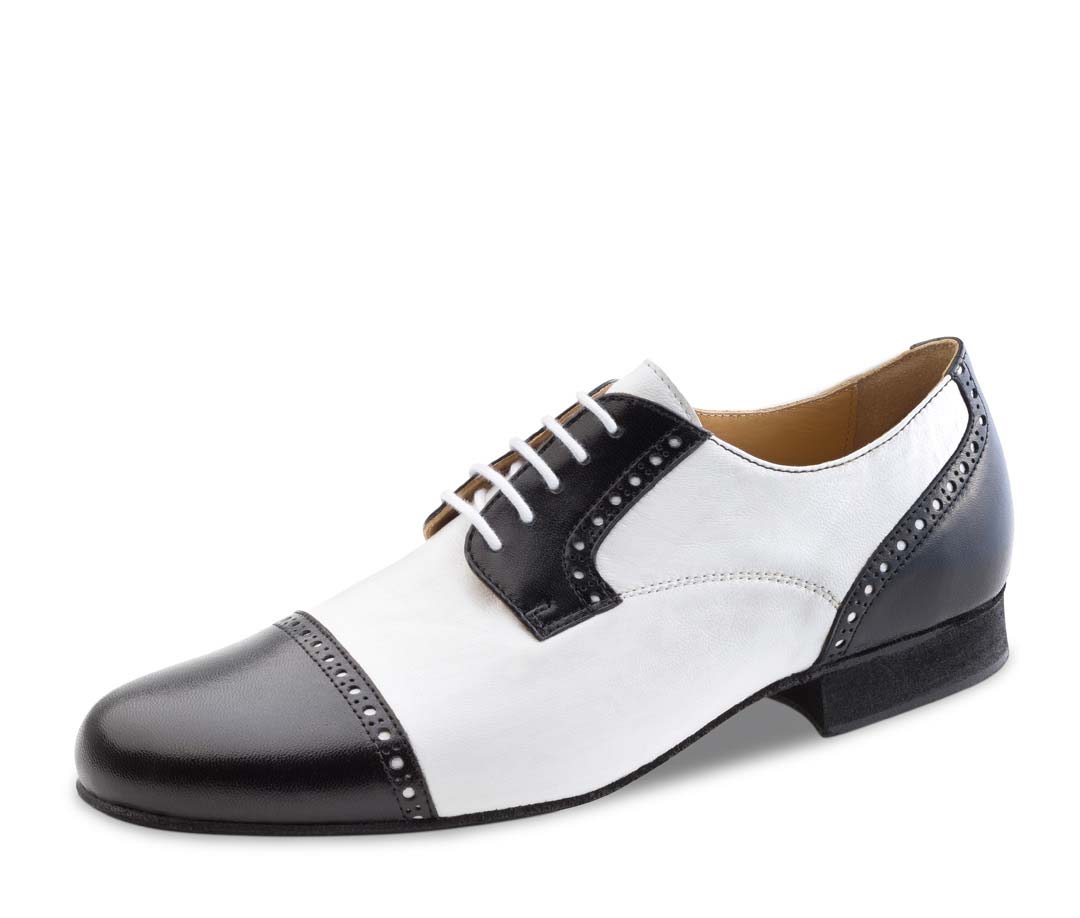 Chaussures de danse bicolores pour hommes de Werner Kern en cuir