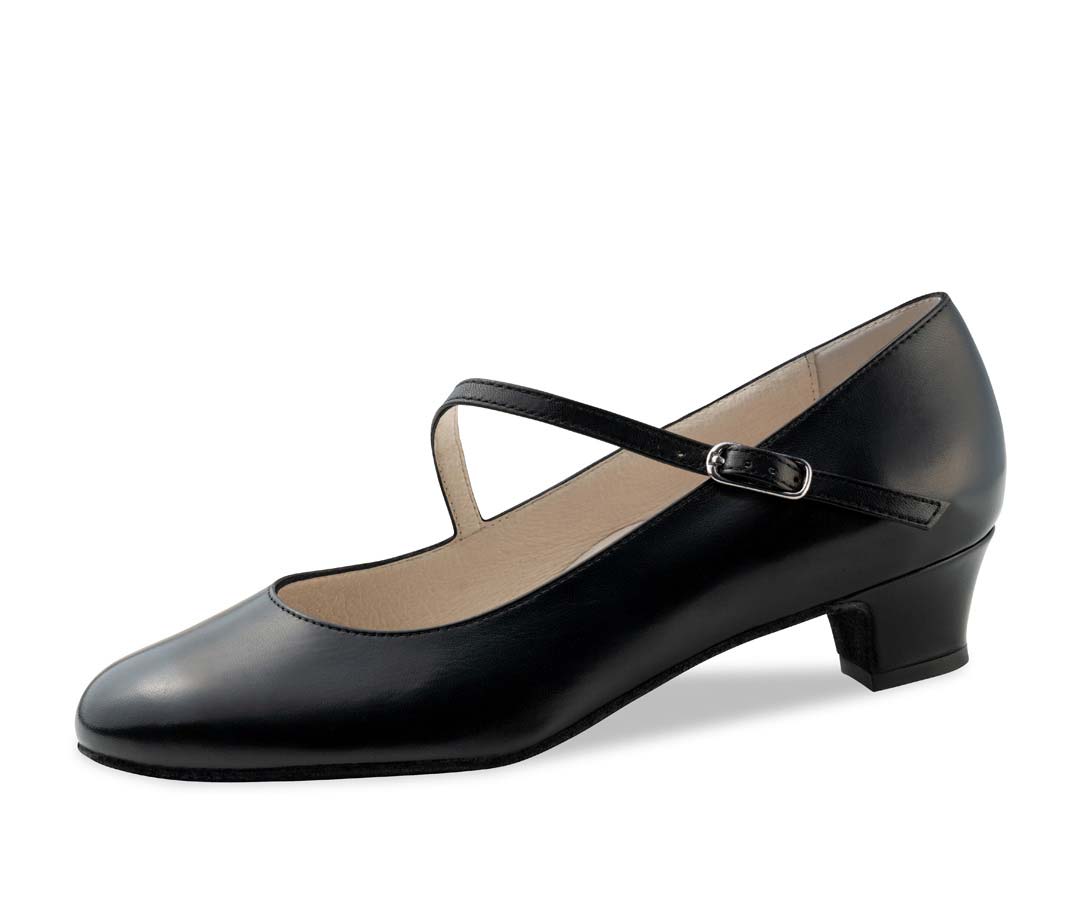 Chaussures de danse plates de Werner Kern avec bride de cou-de-pied