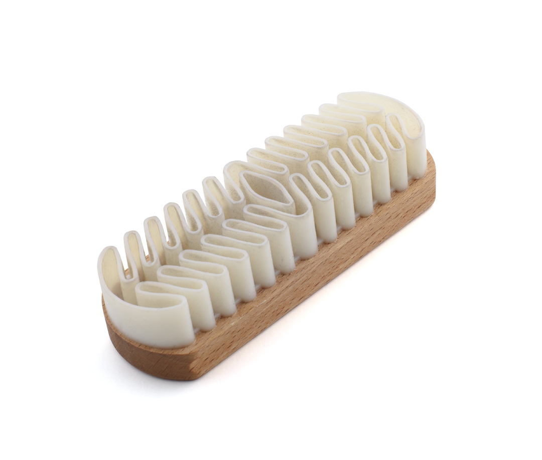 Brosse pour daim Velourbürste mit Holzhalterung