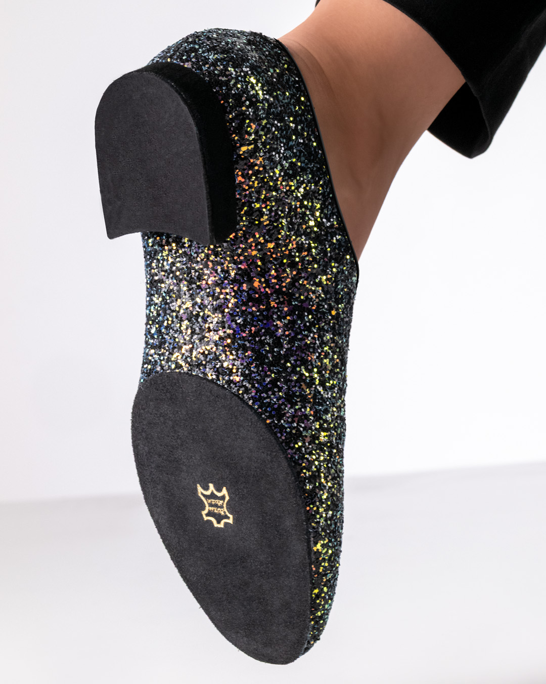 Semelle noire fendue de la chaussure de danse Abigail de Werner Kern