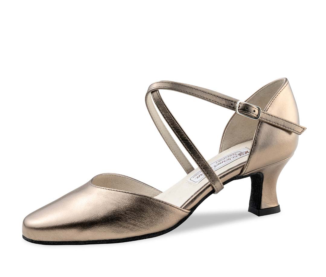 chaussure de danse fermée pour femme de Werner Kern en argent antique