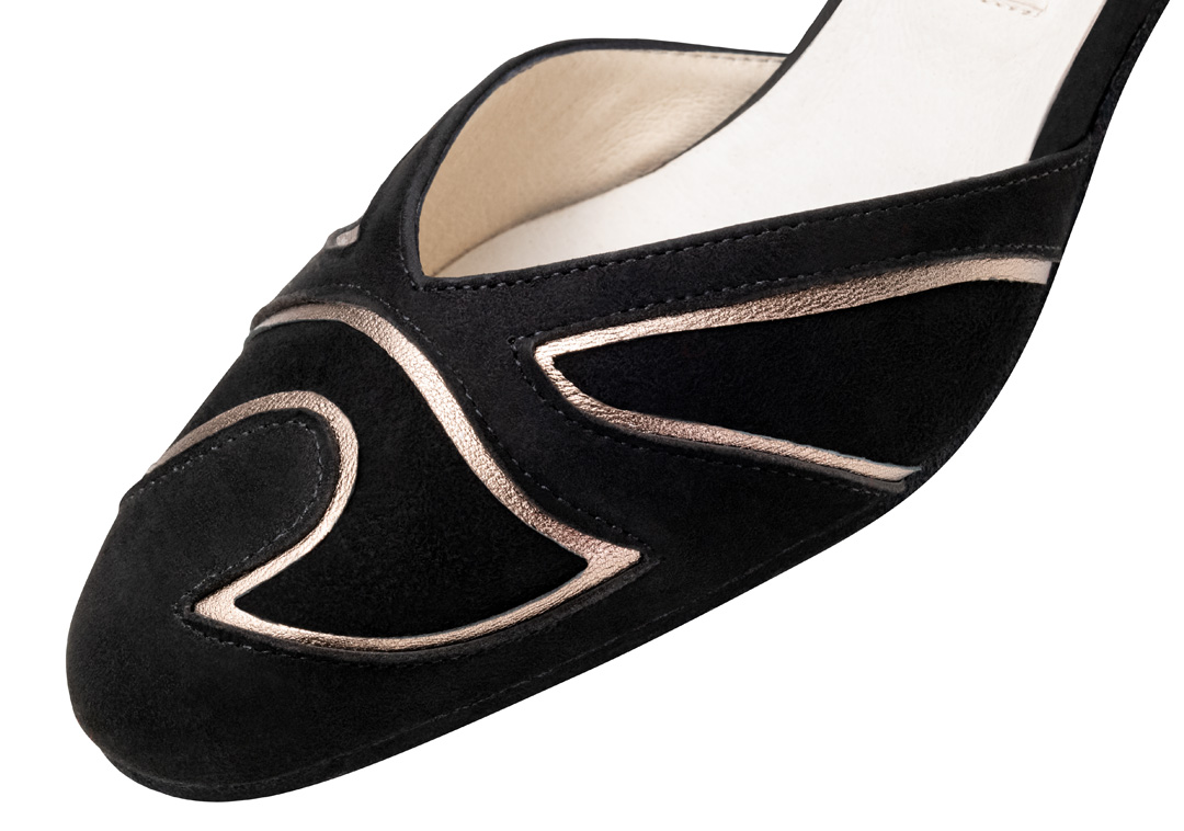 Intarsienaarbeiten auf Tanzschuh Heather von Werner Kern