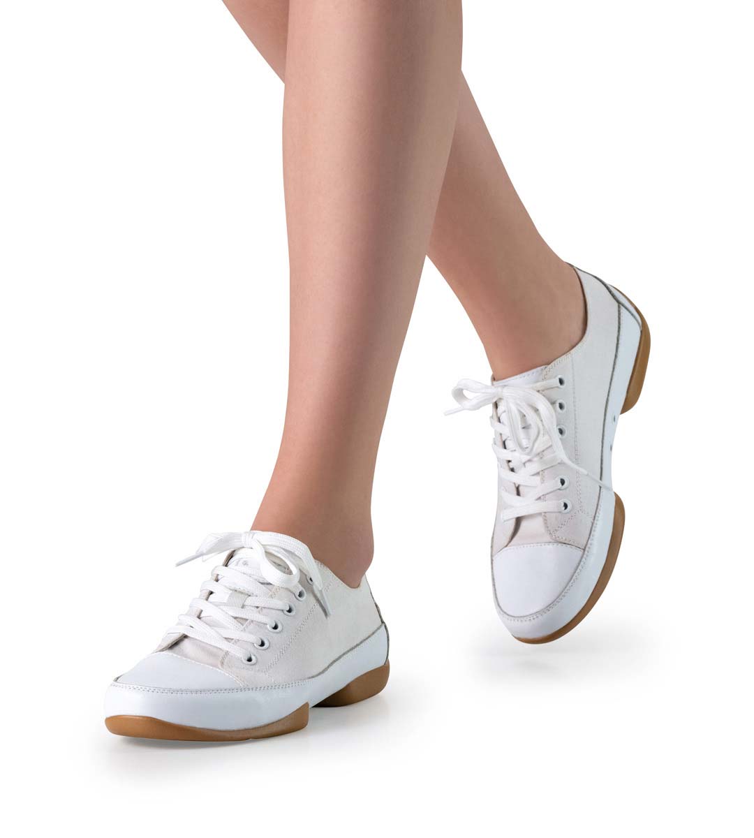 140 Suny sneaker de danse pour femmes en cuir et canvas
