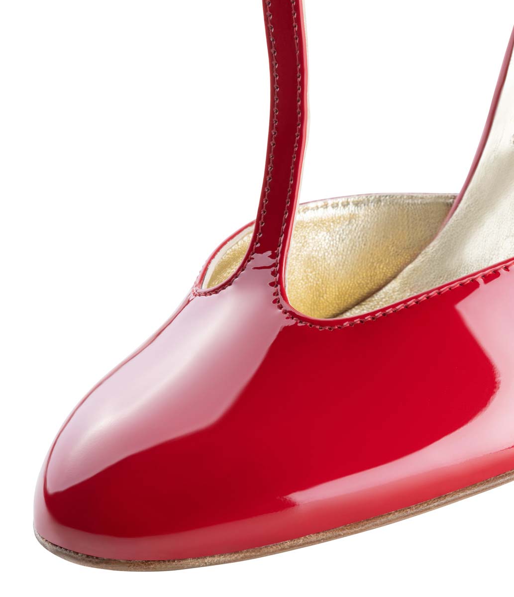 Roslyn Vue détaillée de la barre en T de Nueva Epoca Chaussures de danse pour femmes avec semelle en cuir