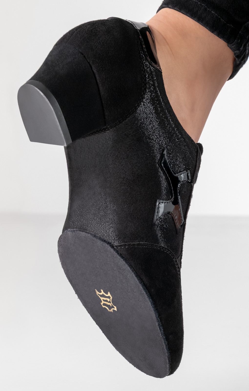 Semelle divisée de la basket d'entraînement Bruni avec talon bloc de 3,5 cm