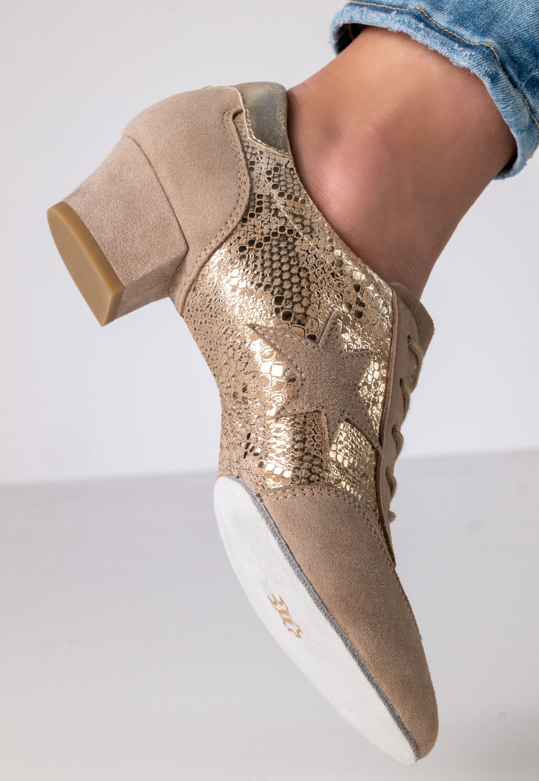 Semelle fendue de la chaussure de danse Ariana avec talon de 3,5 cm de Werner Kern