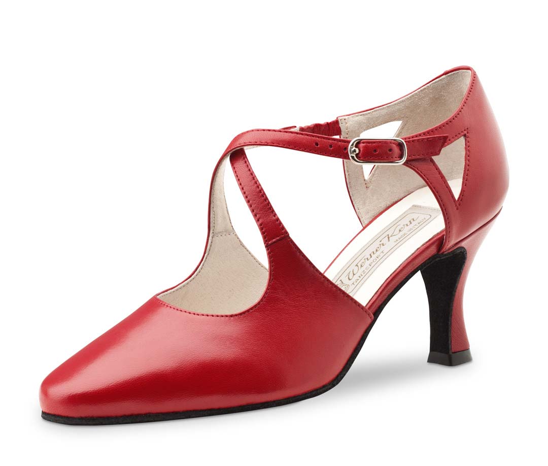 Ines Chaussures de danse pour femmes Werner Kern Tango en rouge