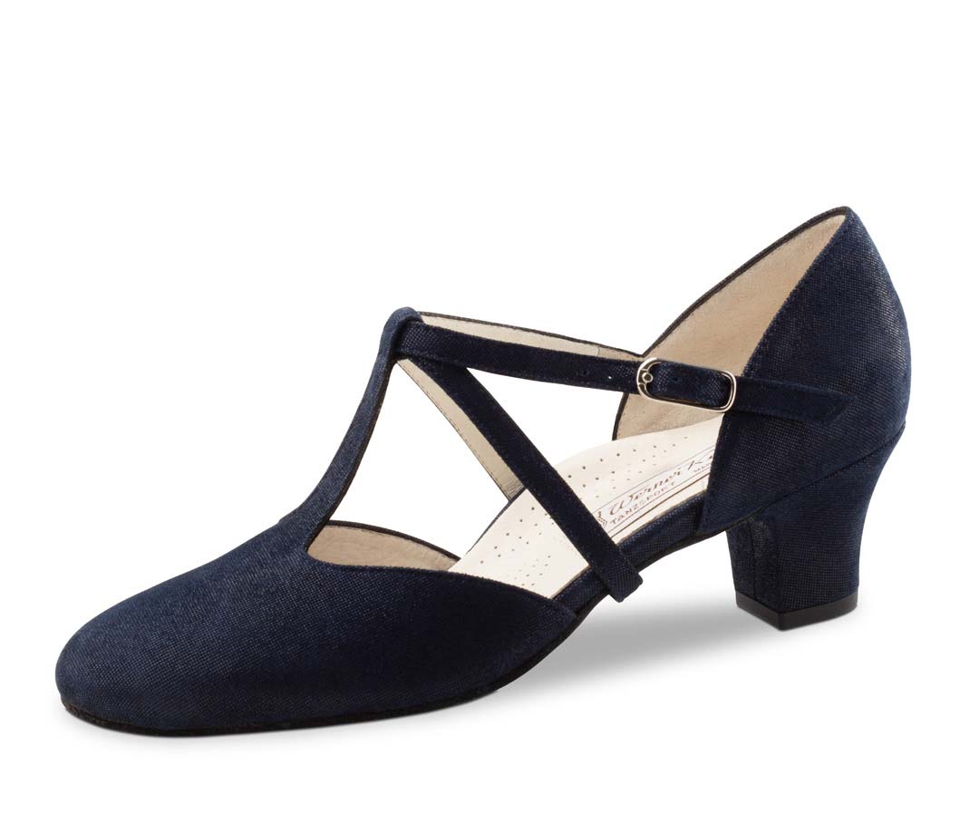 Jessie Chaussures de danse fermées pour femmes Werner Kern en velours chatoyant