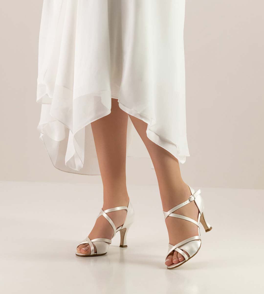 Chaussure de mariée Werner Kern de 6,5 cm de hauteur avec semelle en cuir