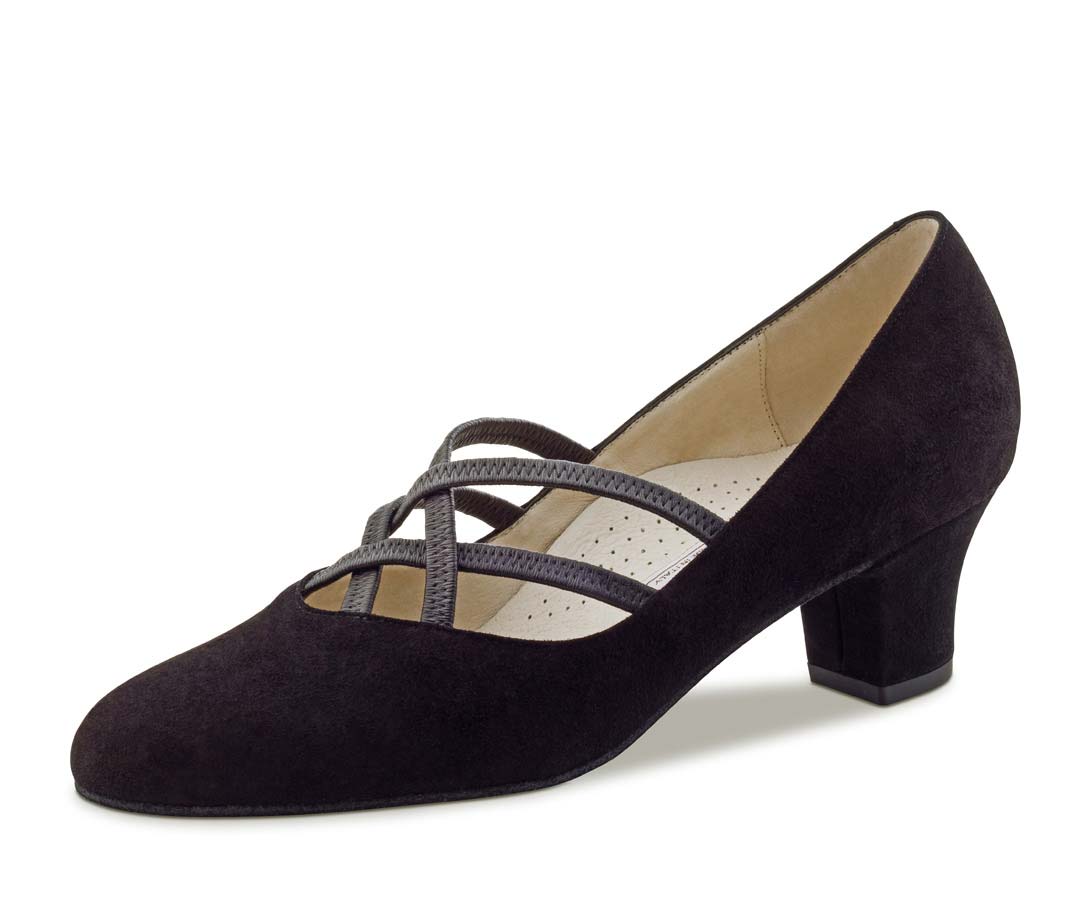 Ruby Chaussures de danse fermées Werner Kern pour femmes avec bandes élastiques