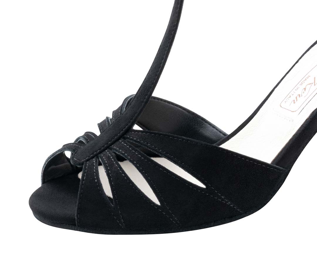 Dalia T -bar Chaussure de danse pour femmes Bar View by Werner Kern en noir