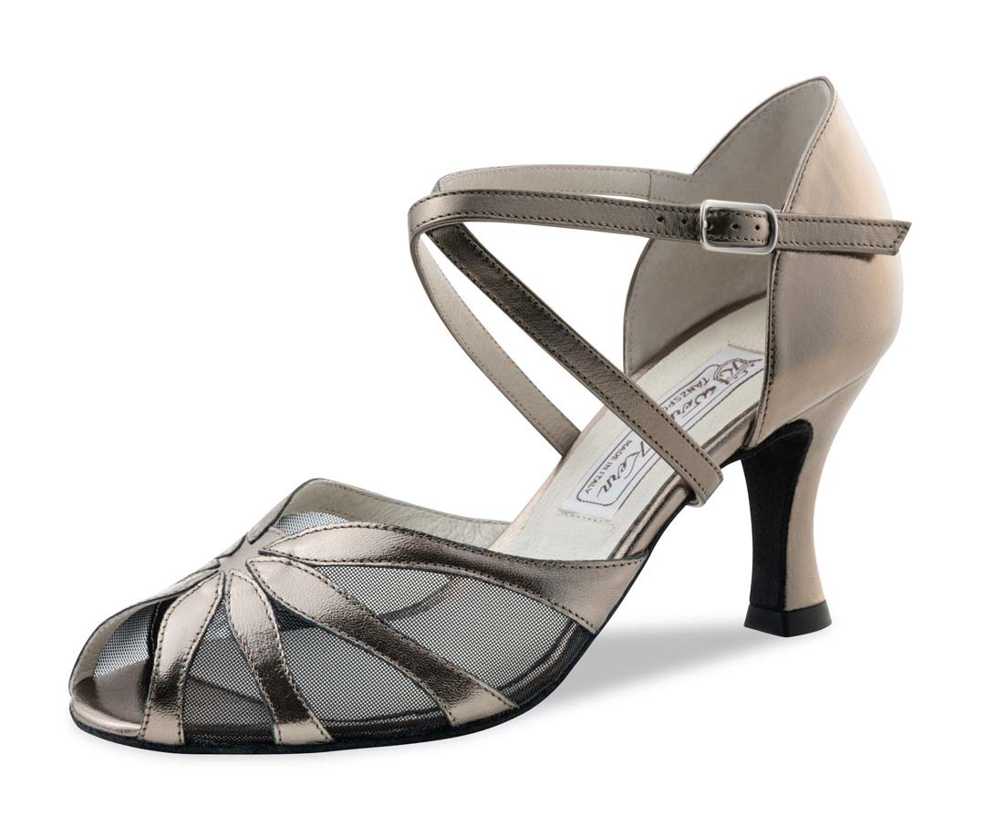 Chaussure de danse ouverte Werner Kern pour femmes avec maille transparente