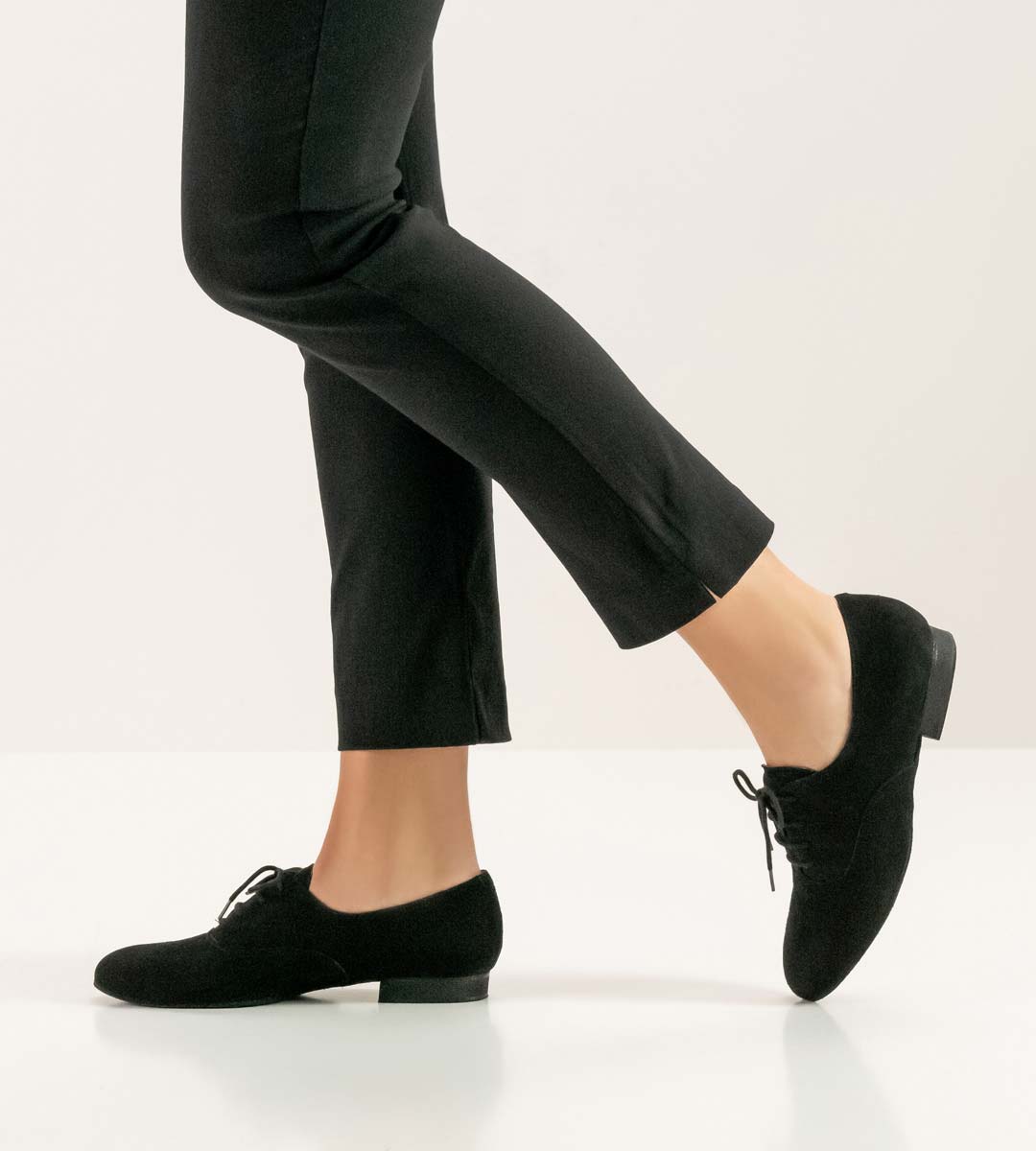 Chaussures de danse pour femmes Werner Kern noires à lacer