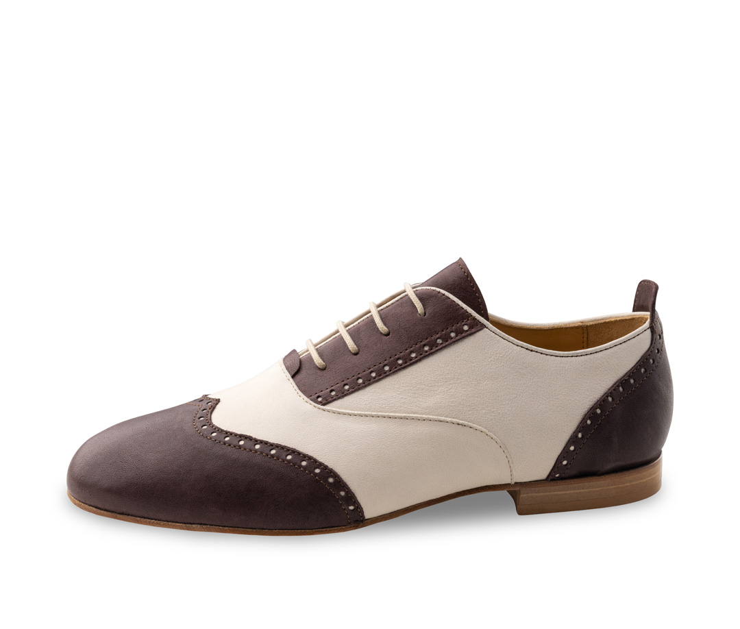 Werner Kern en beige/bordo, cuir de chèvre tanné de manière durable pour un confort incroyablement doux, extrêmement flexible et confortable avec laçage 4xFast pour une tenue sécurisée, hauteur de talon fantastiquement confortable de 1,5 cm