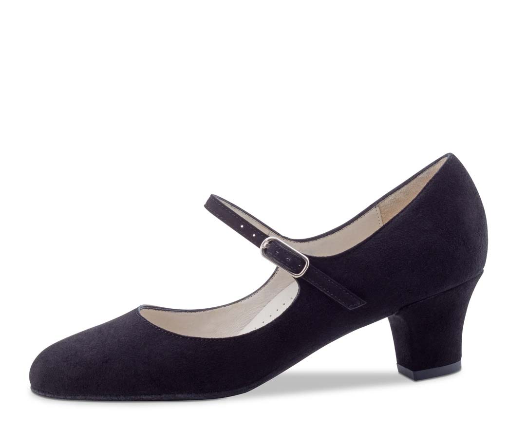 Chaussures de danse fermées pour femmes Werner Kern en noir